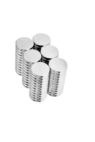 15 Adet 15x3 Mm Yuvarlak Güçlü Neodyum Mıknatıs Çap 15 Mm Kalınlık 3 Mm