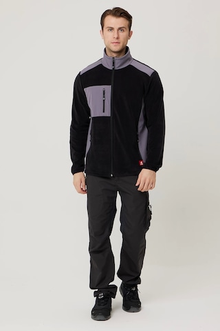 Rosa Fleece Coat Erkek Polar Mont - İş Güvenliği Ve Outdoor Kullanım İçin Sıcak Ve Dayanıklı Polar M Siyah