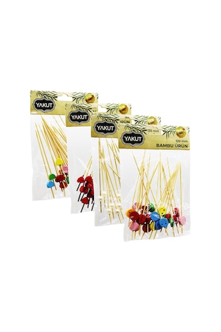 20 Parça Bambu Kokteyl Kürdan 120mm