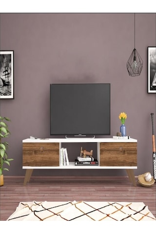 Mbes Mobilya Eda Beyaz-Haliç 40 Cm Tv Ünitesi