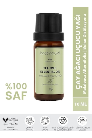 Bade Natural Çay Ağacı Uçucu Yağı %100 Saf 10 ML