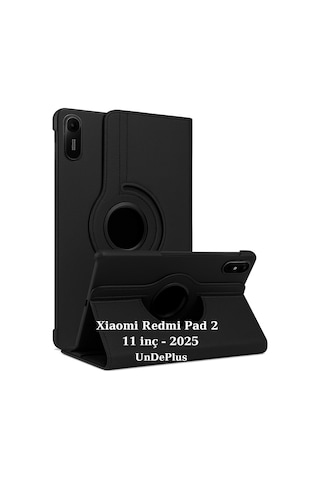 Xiaomi Redmi Pad 2 11inç 2025 Kılıf 360 Dönebilen Standlı Case Kapaklı Kılıf