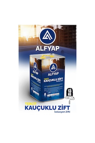 Alfyap Kauçuklu Zift İzolasyon Zifti 13 Kg