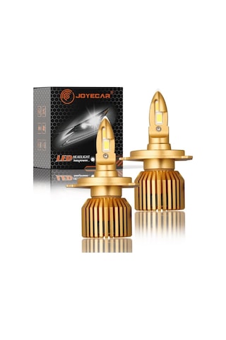 Joyecar 12v H4 Csp Led Xenon Far Ampul Seti 80w 6500k 22000 Lümen Canbus