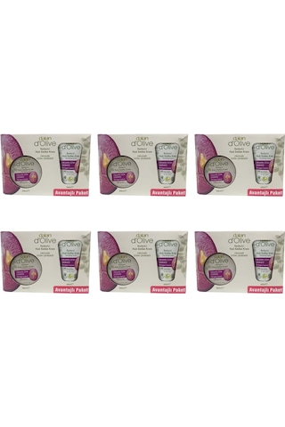 Dolive Besleyici Krem 300 Ml + 60 Ml Üzüm Çekirdeği Seti 6 Set Bi