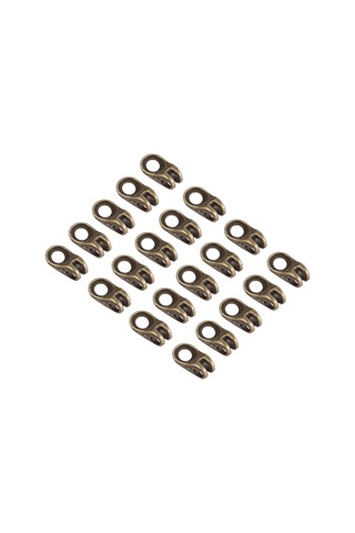 Padalink 20 Adet Kayağaç Ayakabısı İpi Kanca, Alaşım Malzeme, Dayanıklı, Dışarı Ayakkabısı Ve Çanta Askı Bağlantısı İçin, Kiremit Rengi, Dıy El Sanatları Aksesuarı