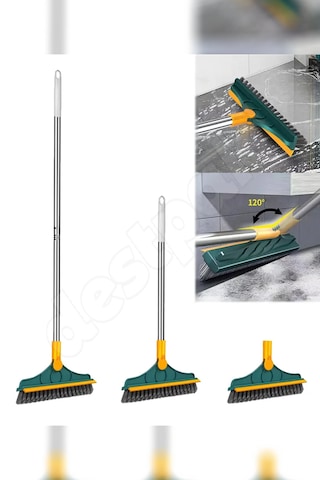 V Mop Çekpaslı Sert Uçlu Derz Fırçası Yeşil
