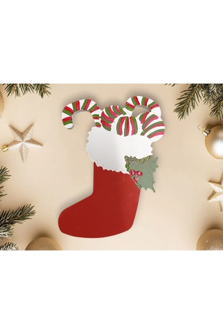 Noel Çorabı Şeklinde Sunumluk - Yılbaşı, Noel, Özel Etkinlik, Sun Diğer