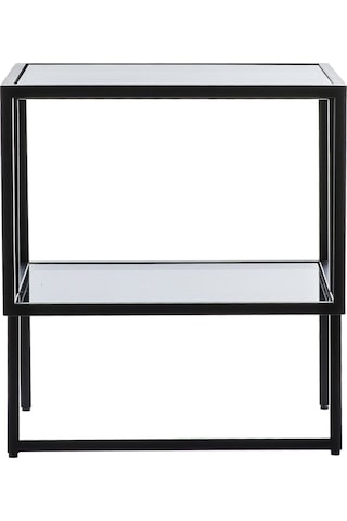 Miranda Siyah Metal&cam Yan Sehpa