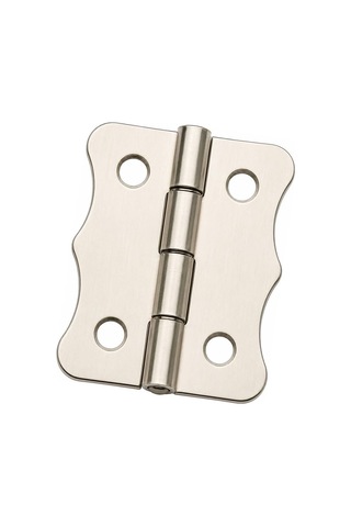 Nikel 100 Adet Papatya Menteşe Düz 40x30 Mm - Dekoratif Çerçeve Fener Sandık Kutu Menteşesi Sarı