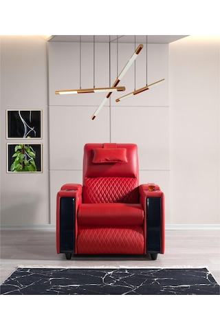 Anika Tekli Koltuk Rehome Sinema Koltuğu 97x97x105 Cm Kiremit