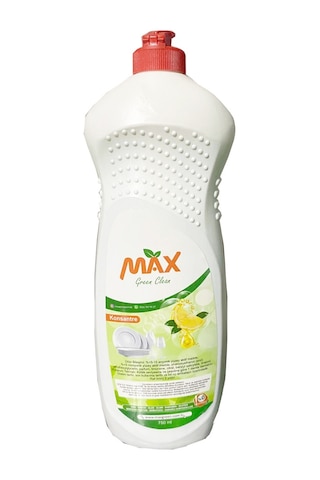Max Green Limon Kokulu Bitkisel Sıvı Bulaşık Deterjanı 750 ML