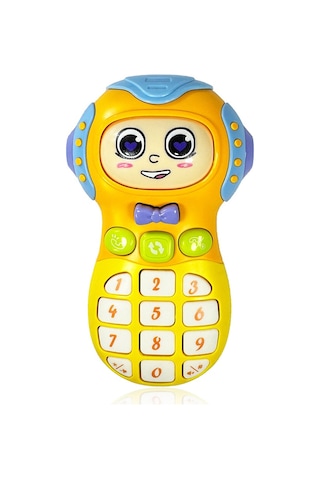 Toyaş Işıklı Ve Müzikli Ceptelefonu Bebek Motor Beceri Gelişimi Müzikli Oyuncak Ceptelefonu Bebek Oyuncağı Mavi-turuncu Mavi - Turuncu