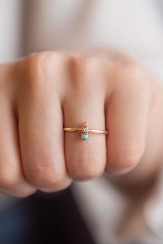 Firuze Taşlı Trafik Yüzük