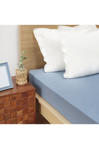 Karaca Home İndigo Penye Tek Kişilik Fitted Çarşaf