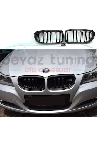 Bmw 3 Serisi E90 Ön Panjur Böbrek M3 Lci Model Çift Tırnak 08-11