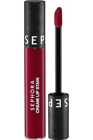 Sephora Cream Lip Stain Bulaşmayan Kadife Bitişli Ruj - Mat Likit Ruj - 94 Cherry Moon 5 Ml 0