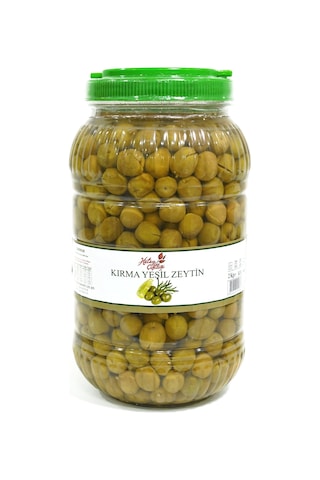 Hatay Çiftliği Kırma Yeşil Zeytin 2 KG