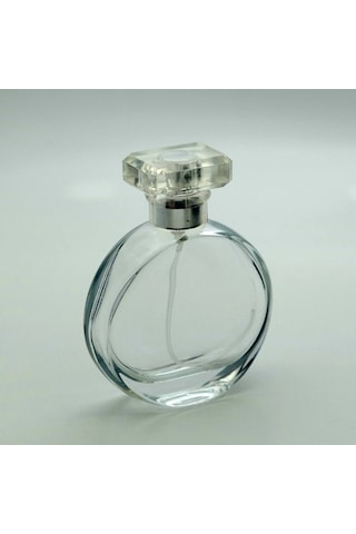 Ferdenferda 20 Adet Boş Cam Parfüm Şişe 50 ML Chnl Model Şeffaf Geçmeli