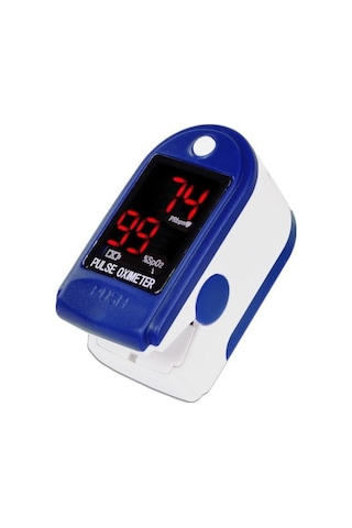 Parmak Tipi Pulse Oksimetre Nabız Ölçer Parmaktan Oksijen Nabız