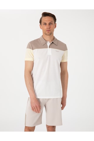 Pierre Cardin Erkek Ekru Tişört 50302642-vr019 Ekru