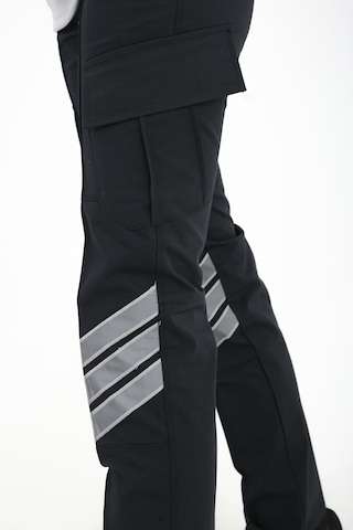 Silverman Unisex Füme Reflektörlü Güvenlik Pantolonu Kargo Cepli Su İtici