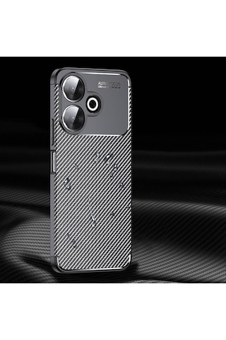 Xiaomi Redmi 13 4g Kılıf Zore Negro Silikon Kapak-siyah Siyah