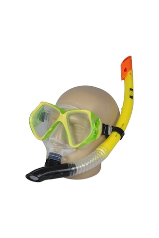 Busso M4206S Silikon Maske& Snorkel Set Çok Renkli