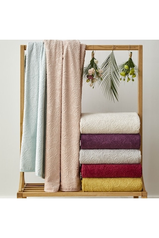 Karaca Home Scala Pudra Tek Kişilik Embosy Battaniye 200.18.01.0582