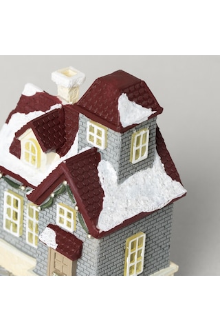 Linens Vintage House Ledli Dekor Gri