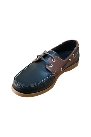 Castle Black 42702 Erkek Deri Casual Ayakkabı Siyah Siyah