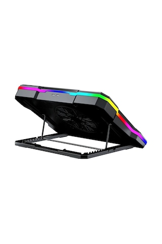 Nc22 Rgb 7 Kademeli Yükseklik Ayarı Notebook Soğutucu Stand