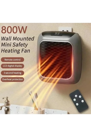 Trendooze 800w Kısa Süreli Isıtıcı Ab, Ab Ve Banyo İçin Kullanılır