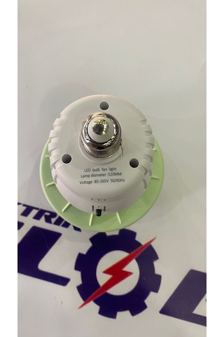 Pervaneli Ampul 40w 3 Renkli 6 Kanatlı Sabit Led Bahçe Çardak Balkon Ev Tipi Tasarruflu Tavan Lambası E27 Duy 3 Renk