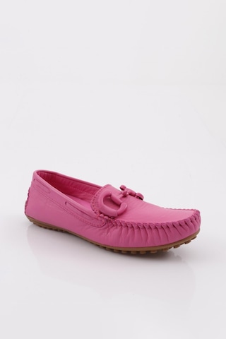 Dgn K105 Kadin Aksesuarli Loafer Ayakkabi K105-1774-R0507 Fuşya