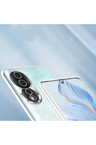 Prolysus Huawei Honor 90 Kılıf Kamera Korumalı Şeffaf Yumuşak Silikon Kılıf