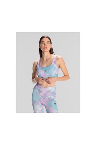 Kappa Trix Bra Kadın Mavi Regular Fit Sporcu Sütyeni Siyah