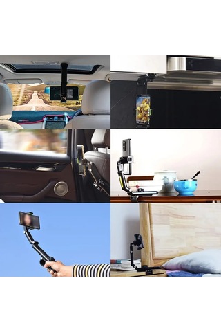 Larimar Multifonksiyon Araç Telefon Tutucu - 9055272982692lmr Çok Renkli