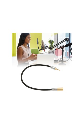 Kosona 3.5mm Erkek Mini Xlr 3pin Dönüştürücü Kablosu - Profesyonel Ses Kalitesi, Tam Bakır İletken, Mikrofon Ve Kameralar İçin