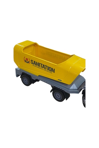Oyuncak Büyük Boy Dev Hafriyat Kamyonu - Sesli Işıklı Hareketli Damperli İnşaat Tırı 30 Cm
