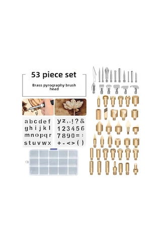 Geekyou Kabak Baskı Ve Heykel Aleti Seti - 53 Parça Fırça Uçları, Taşınabilir Saklama Kutusu İle Çeşitli Stiller İçin Dayanıklı Malzeme