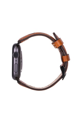 Alpıne Siena Tan Hakiki Deri Apple Uyumlu Watch Kordonu - 44/45/46/49mm