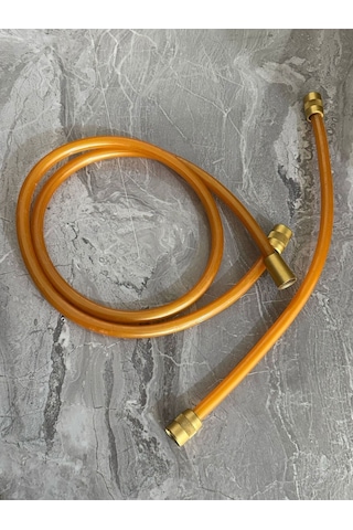 Rudi Armatür Pvc Duş Spirali Duş Hortumu Uzun-kısa Set 150cm-50cm Krom