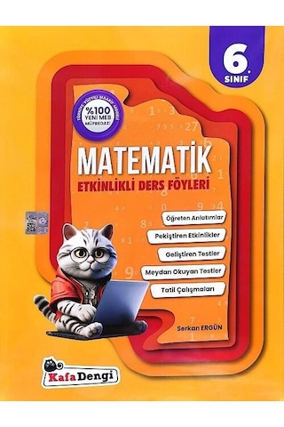 Kafadengi 6. Sınıf Matematik Etkinlikli Ders Föyleri Kafa Dengi Yayınları