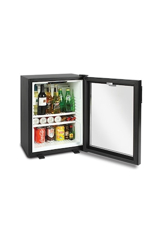 Elektromarla Drc 45 S Absorbe Otel Tipi Cam Kapı Minibar -Siyah