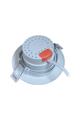 5 Adet Cata Ct 5204 Akik Beyaz Kasa 7w Sıva Altı Led Spot Gün Işığı 3200k