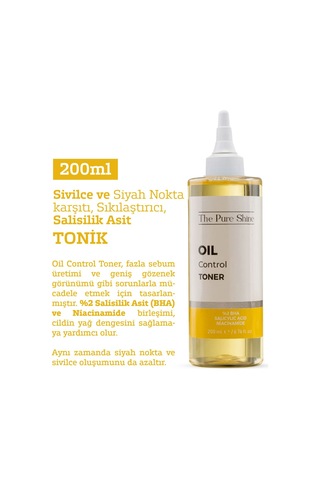 Yağlı Ve Karma Cilt Salisilik Asit Tonik 200 Ml