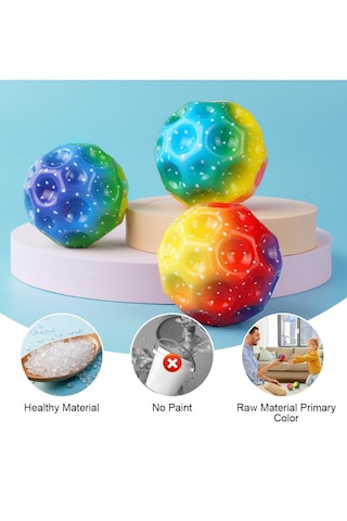 Zıplayan Top 3 Adet Çocuk Eğlence Topu Bouncer Ball