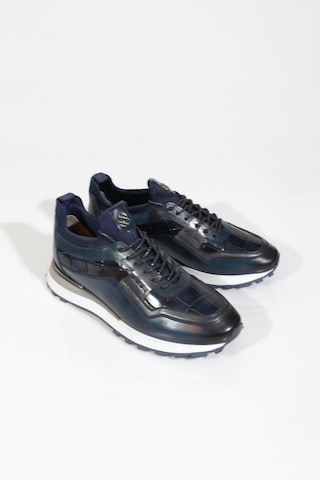 Dgn 6106 Erkek Bağcikli Sneakers Ayakkabi Lacivert