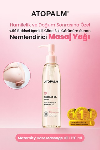 Hamileler İçin Bitkisel İçerikli Nemlendirici Masaj Yağı Atopalm Maternity Care Massage Oil